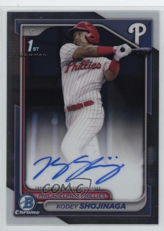 2024 Bowman Draft Chrome Prospect Auto Kodey Shojinaga #CPA-KSH Auto 0l44