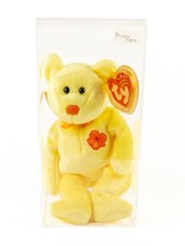 Ty Beanie Baby Bunga Raya The Bear Excellent Condition w/ Tags & Display Box