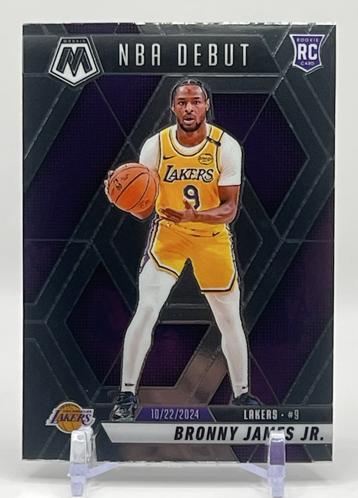 Bronny James Jr. 2024-25 Panini Mosaic #262 NBA Debut Rookie