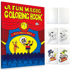 Coloring Book Magic Trick for Kids Adults, Color Changing Illusion Prop