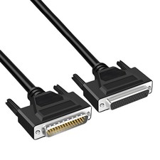 6FT DSub RS232 44 Pin Double Shielded Cable 28AWG DB44 Male To Female M/F