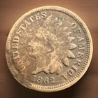 1862 1c Indian Head Copper-Nickel Civil War Cent SOLD AS PICTURED FAST S&H 1181
