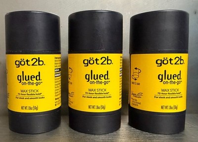 got2b Glued Wax Stick 1.8oz Slick Hair Flyaway Edge Control Strong Hold NEW - 3