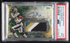 2014 Topps Inception Green 36/75 Allen Robinson PSA 9 MINT Jumbo Patch Auto 0g1u