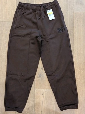 Stussy x Nike Stone Washed Fleece Sweatpants - Small - Brown