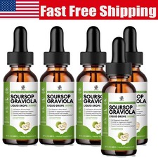 Soursop Bitters Liquid 1800mg Digestive Support  Immune Health 2-10oz