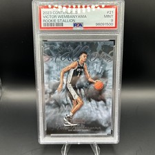 2023 Panini Contenders Stallions Victor Wembanyama 🔥 PSA 9 🔥 Very Sharp ROOKIE