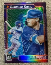 2021 Panini Donruss Optic Diamond Kings Cody Bellinger Green Dragon Prizm /88