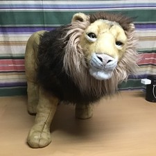 FAO Schwartz Giant LION Stuffed Animal Plush Toy EUC Rare