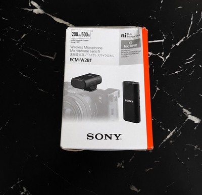 Sony ECM-W2BT Clip-On Mikrofon, Schwarz