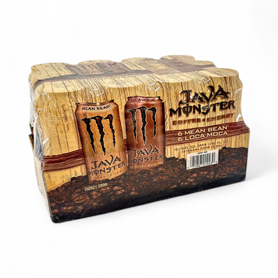 Monster Energy Drink Java, Mean Bean + Loca Moca 15 fl oz Cans