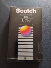 Lot Of 10 Vintage Scotch Beta Videocassette EG L750 Betamax - New Sealed