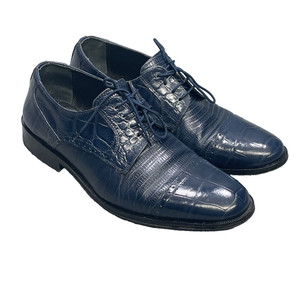 Navy Blue Alligator Shoes | eBay display picture 2