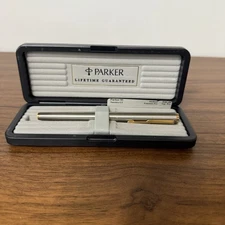Parker 95 Fountain Pen Medium Stainlees GT