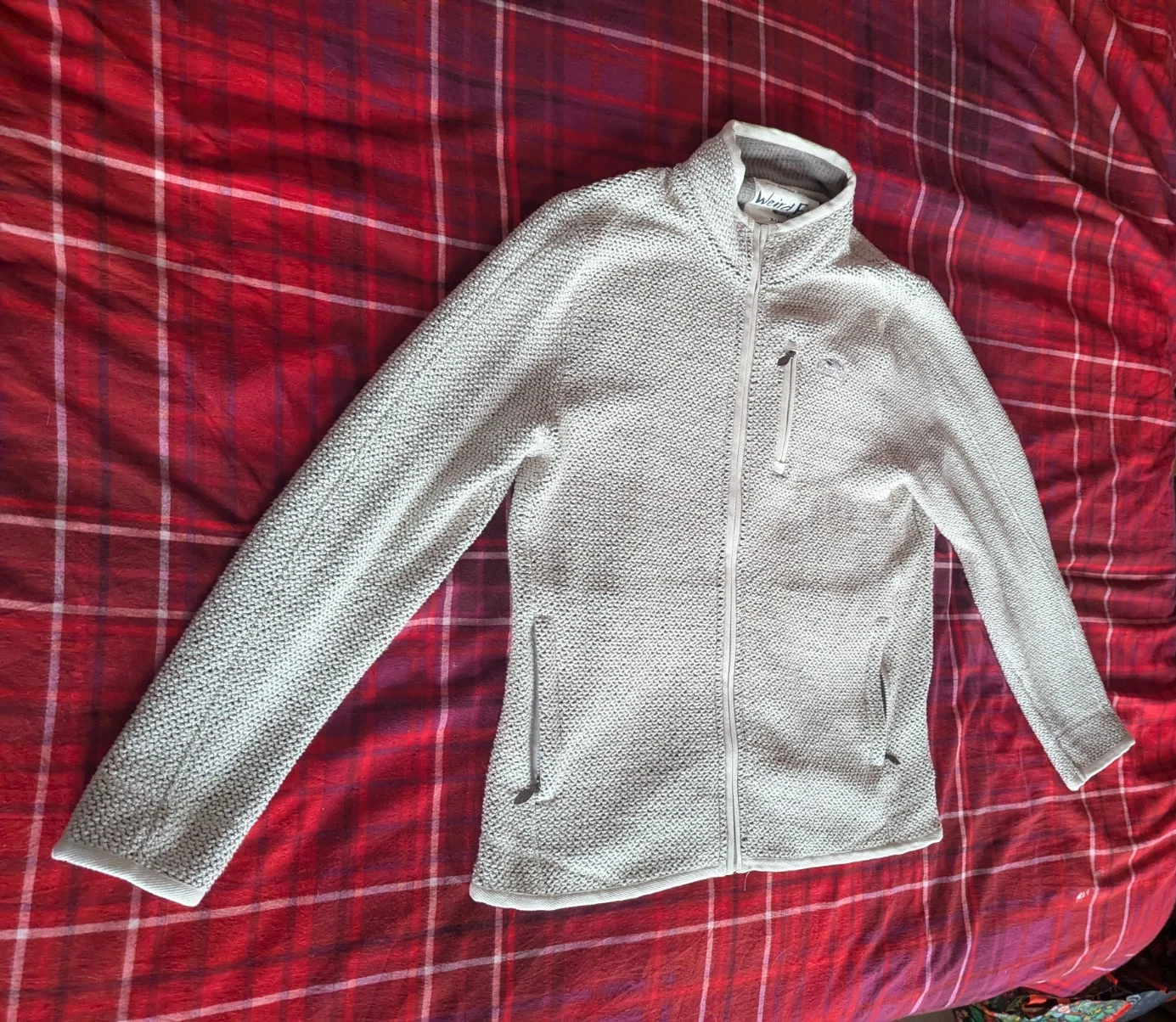 Weird Fish XL White Cotton Jacket