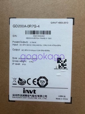 1PCS NEW INVT GD200A-0R7G-4 Frequency Converter #ML
