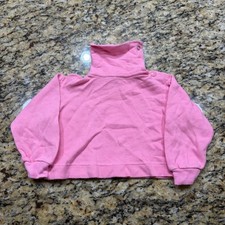 Happy Kids Vintage Pink Turtleneck Sweatshirt Toddler 18M Cotton