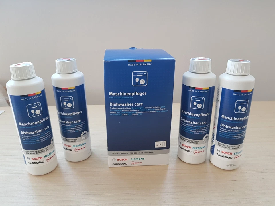 Bosch 00312362 Kit contenente quattro confezioni sgrassante per lavastoviglie