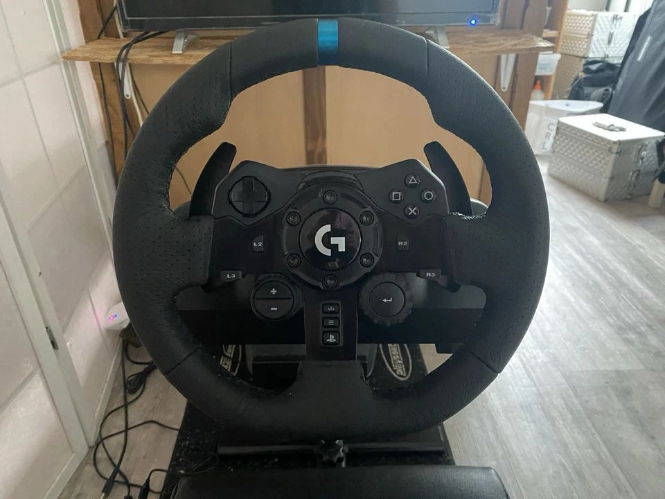Logitech G923 Volants de Course pour PlayStation 5 - Noir - Photo 1/3
