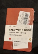 JUBTIC Password Keeper Book with Alphabetical Tabs. Medium Size Password Book