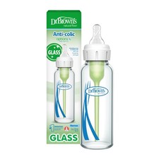Dr. Brown's Anti-Colic Options Narrow Glass 8 Ounce, 1 Pack, Clear