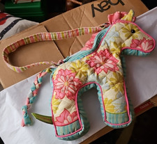 Sassy Pet Saks by Douglas Colorful Floral Quilted Horse Purse 2012