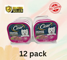 CESAR Adult Wet Dog Food Porterhouse Steak Flavor 3.5 oz - 12 pack 4.57 per gallon