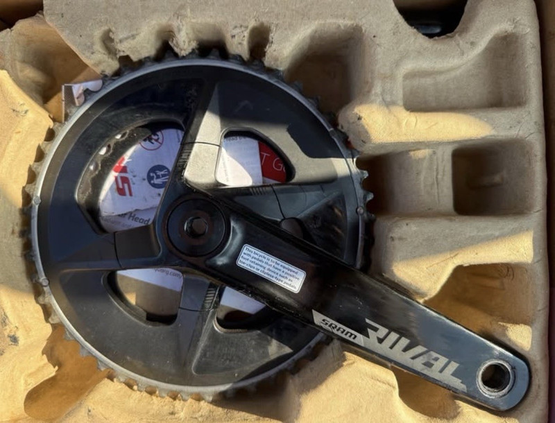 SRAM Rival 12-Speed 1x DUB 175mm 48T Carbon Road Crankset w/ Chainring