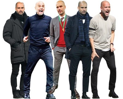 Pep Guardiola Life Size Promi Karton Ausschnitt Ständer