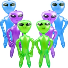 6 Pack 35 Inch Inflatable Alien Blow up Toys for Birthday Party Favors Alien The