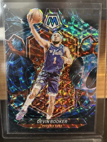2023-24 Panini Mosaic - Devin Booker #125 Reactive Blue Mosaic Prizm