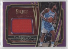 2019-20 Panini Select Throwback Memorabilia Purple Prizm /99 DeAndre Jordan 13c1