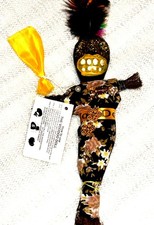 Vintage New Orleans Voodoo Doll W/ Gris Gris Bag For
