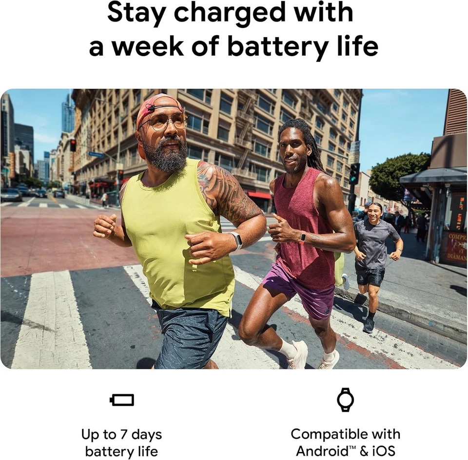 Fitbit Charge 6 Wristband Fitness Tracker Smart Watch - Black - GA05183NA - Image 3 of 4