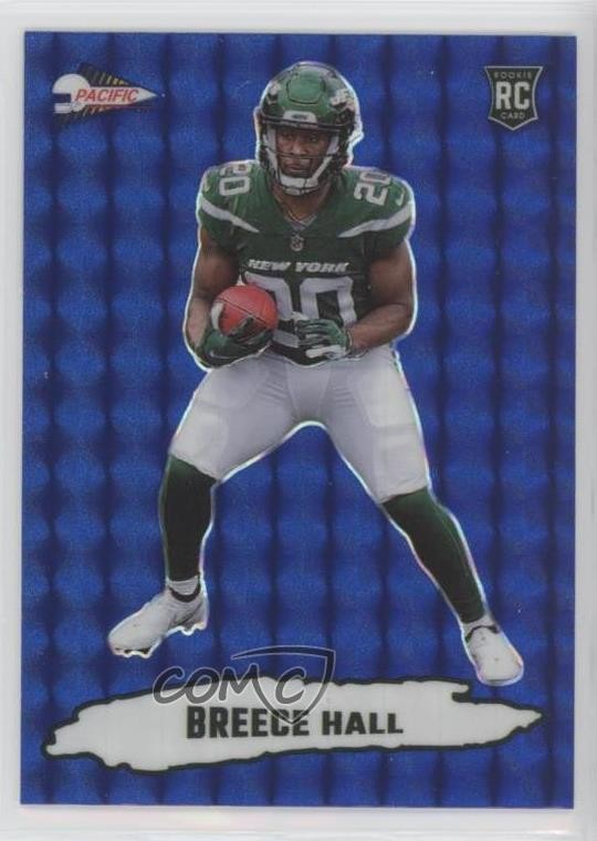 2022 Panini Zenith 1992 Pacific Blue Breece Hall #PAC-19 Rookie RC