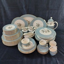 Vintage Royal Doulton Rose Elegans Beautiful China Dinner Set TC1010