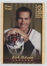 1997-98 Donruss Studio Gold Press Proof /250 Kirk McLean #88 n1u