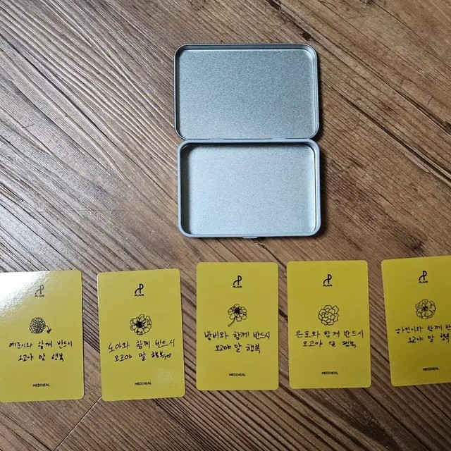 Playive Mediheal Tin Case & Photo Card Set - Pre-Owned