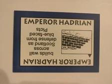 PERSPECTIVE Time Line Game 1992 card used HADRIAN World History free shipping