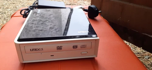 USB LITEON DVD ReWriter PC CD/CD-R/DVDRW with Plug & Cable