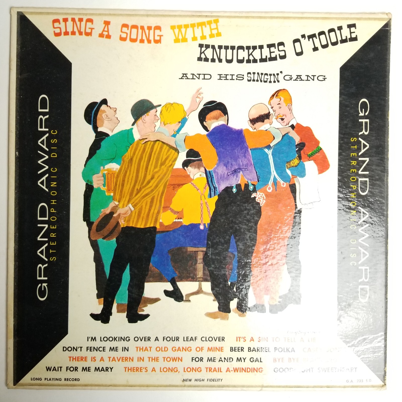 Sing a Song with Knuckles O'Toole  LP Grand Award 235 S.D