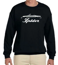 1990-93 Alfa Romeo Spider Sports Car Outline Design Sweatshirt NEW