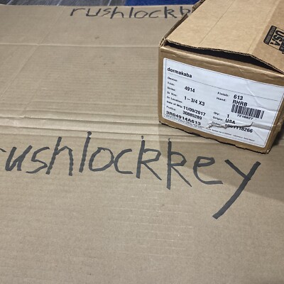 Brand New-Open Box-Dormakaba 4914 Series Passage Lever Trim