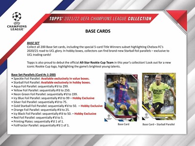 2021-22 Topps UEFA Champions League Collection Soccer Factory