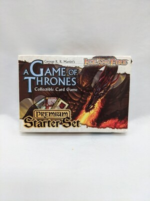 A Game Of Thrones Collectible Card Game Ice And Fire Premium Starter Set