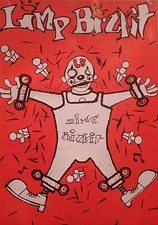 MUSIC POSTER ~ Limp Bizkit 1990's Orange Clown Help Me 23x33" Original UK Import