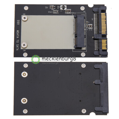 Black Mini pcie PCI-E mSATA SSD to 2.5'' SATA Convertor mSATA-SATA Adapter Card