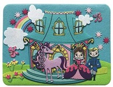 Princess, Prince, Unicorn Fantasy Felt Board Toy Gift 26 pc kit Set NEW