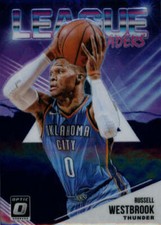 2018-19 Donruss Optic League Leaders Purple #3 Russell Westbrook Thunder