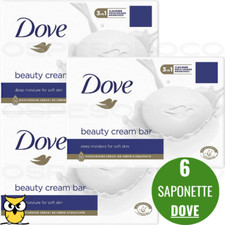 DOVE 6 SAPONETTE DA 90GR ORIGINAL BEAUTY  SAPONE SOLIDO ¼ DI CREMA IDRATANTE